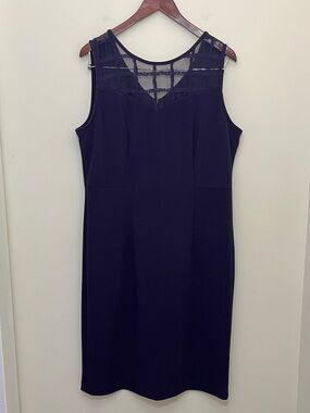 Maya Brooke Women's Sleeveless Sheath Dress Size 14